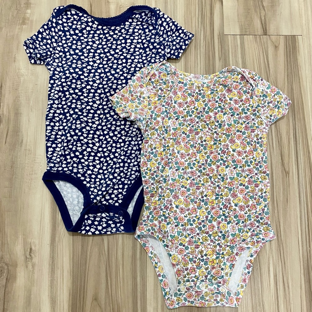 Carter’s Baby Girl Onsies - Size 18 Months